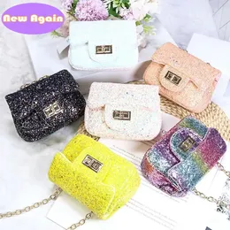 Bolsas brilhantes infantis Crianças Design Design Glitter Crossbody Girls Baby Girl