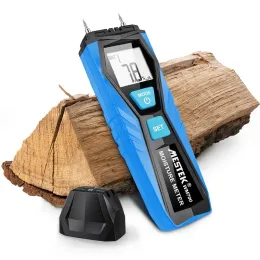 Wood Moisture Meter Wall Water Tester Accurate LCD Digital Humidity Meter Two Pins Hygrometer Concrete Cement Brick Detector