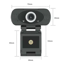 ANPWOO 컴퓨터 카메라 HD 1080P 자동 초점 포커스 듀얼 밀 스테레오 사운드 USB 라이브 브로드 캐스트 컴퓨터 카메라-1080p 이중 밀 카메라 용.