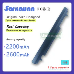 Batterie Sarkawnn 4cells A31K56 Batteria per laptop per ASUS A46 Ultrabook A46C Serie A46CA Serie A46CB Serie A46CM Serie