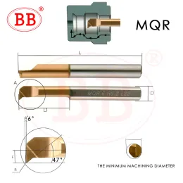 BB MQR MUR MPR MNR 카바이드 보링 바 미니어처 내부 튜링 도구 복사 소형 구멍 보어 고체 선반 절단기 6mm