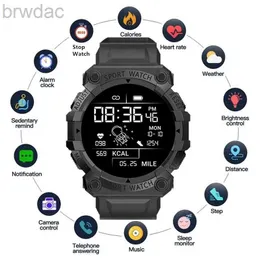 Kvinnors klockor FD68S NEW SMART WACK Män kvinnor Bluetooth Smartwatch Touch Smart Armband Fitness Armband Anslutna klockor för iOS Android 240409