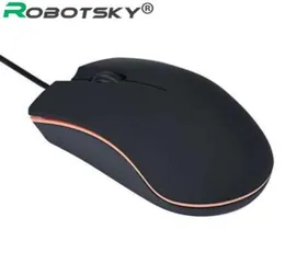 Robotsky USB Wired Gaming Mouse Optical 3 Buttons Game Mice For PC Laptop Computer7297520