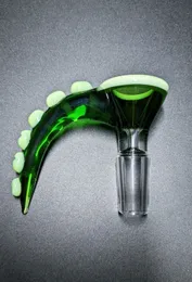 2,5 "Slime Tentacle Premium grosso de 14 mm de vidro tigela de vidro Funil Slide Bong Hookah Pipe