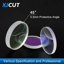 XJCUT WSX Laser Protective Windows 18*2 22,35*4 25,4*4 30*5 32*2 37*7 Obiektyw optyczny dla głowicy lasera światłowodowego WSX NC12 NC30 NC60 ND18