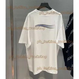 Baleciaga Gömlek Tasarımcısı Gömlek Erkekler Plus Tees Polo Baleciaga Boyun İşlemeli ve Baskılı Kutup Tarzı Yaz Giyim Str 186
