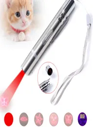 Das neueste Katzenspielzeug USB Direkte Ladevorgang zufälliges Lasermuster lustiges Katzenspielzeug Pet Funny Cat Stick Lighting5163049