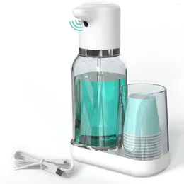 Жидкий мыльный дозатор Автоматическая промывка для рта для ванной комнаты с 2-уровневой регулировкой модернизированной инфракрасной датчик кухни