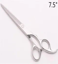 C1006 75 pollici Giappone 440c logo personalizzato Silver Professional Human Hair Scissors Barberquots taglio di parrucchiere o sottile 9248481