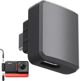 Accessoires für Insta360Rs Mikrofon -Adapter -Mikrofon -Ladungskabelanschluss für Panoramakamera Crisper Audio Vlog Video Zubehör