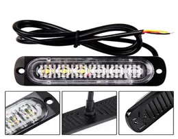 1pc 1224v 6le Car Truck Warning LED Strobe Flash Light Hazard Lamp Lamping Daylight Bar Police Firefighter2969929