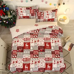 Set di biancheria da letto 3d set di Natale set di natalizio bohemia copripiuminote biancostronomelle graziose tessili per casa letto di lussuoso letto con pipistrello per adulto per adulti