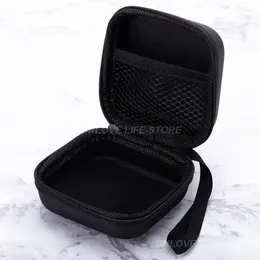 Sacchetti di stoccaggio borse impermeabile e polvere auricolare EVA Electronics auricolare scatola per cuffie nera piccoli accessori per cuffie nera