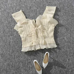 Kadın Tankları Camis 2024 Yeni Kore Moda Seksi İnce Fit Üst Beyaz Siyah Sıradan Tank Top Kadınlar Bandaj Kolsuz Üst Zipper Kadın Elbise J240409