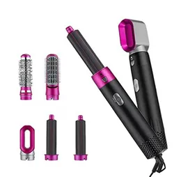 5 in 1 multifuncational hair dryer air comb automatic curling and straightening dualpurpose hairs styling tools4885604