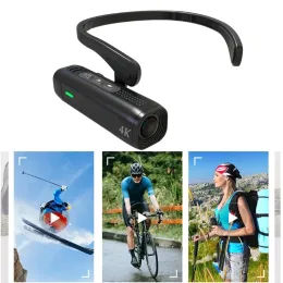 Câmera esportiva de câmeras montadas na orelha 4K HighDefinition Lei Policless Recorder Outdoor Cycling Recording Ultraclear Webcam DXAC