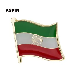 1001 Iran National Banner Badges Metal Pin For Clothes Rozet Makara Replica Coins KS-0204