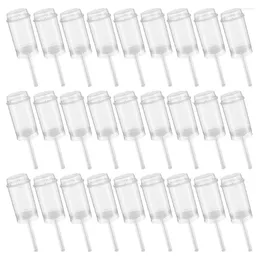 Schalen trocknen Rack Push-up Pops rund geformte Jelly Cups Clear Cake Shooter Pushable Holds Container