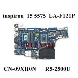 Moderkort LAF121P R52500U för Dell Inspiron 15 5575 5775 Laptop Notebook Moderkort CN09XH0N 9XH0N Mainboard 100% testad
