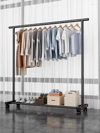 Hangers Hanging Clothes Rack On The Floor Household Bedroom Stainless Steel Simple Indoor Dormitory Balcony Pole