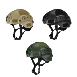 Casco veloce Mich2000 Airsoft MH Helmet tattico Paintball tattico esterno CS Swat Riding Attrezzatura Attrezzatura Accessori per la caccia alle attrezzature