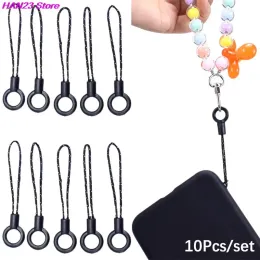 10st 6,5 cm mobiltelefon LANYARD RING ANTI-Lost Rope Chain Buckle Phone Strap Charms Keyring Bag Accessories