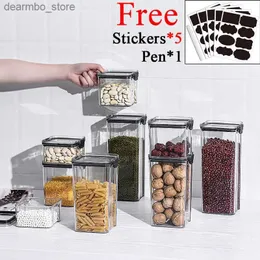 Пищевые банки Canisters 4-9pcs Food Storae storae Contains Kitchen Storae Oranization Storae Box Jars Ducts Storae для кухонной корм