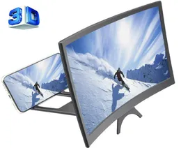 12 Quot Curved Screen Phone vedifier 3D HD 비디오 영화 앰프 홀더 Projector Cinema Celular Amplificatore 스텐드 확대 된 p6550755