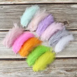 50pcs Fluffy Marabou Turkey Feathers 15-20cm para artesanato Dream Catcher Feather Jóias Decoração de Jóias Macias Acessoras de Festa de Casamento