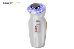 Portable Mini Beauty Massage 3 Colors Pon 3MHz Ansiktslyftande ultraljudshudföryngring rynka borttagning av enhet5888647