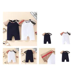 Rompers 2022 Kids Romper Summer Summer Boys and Girls Fashion حديثي الولادة تسلق الملابس العلامات التجارية فتاة الرضيع Deliv Babydhshop تسليم OTKWD