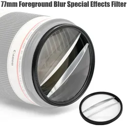 Telecamere Filtro del diottrie split centrali da 77 mm Filtro rotante in primo piano Blur Prism per accessori per fotografie della fotocamera SLR