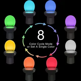 ZK40 8-Farben 16-Farben-Toilettensensor Hängende Toilettenstimmungstoilettendeckel Licht 3 AAA-Batterien (Batterie nicht enthalten)