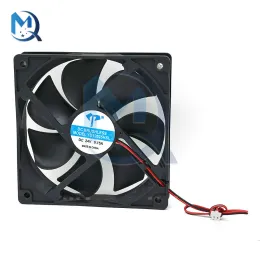 2 Pins 12V DC Computer Cooling Lüfter PC Hülle CPU Kühlkörper Kühler 1600-2000 U / min Kühler Hülle Lüfter Low Rausch DIY Computer Host Lüfter