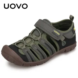 Sneakers UOVO 2022 New Kids Summer Fashion Shoes Breathable Little Children Footwear For Boys Beach Sandals Size #2535