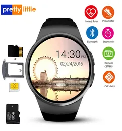 KW18 Smart Watch Connected Wristwatch Samsung Xiaomi Android 지원 심박수 모니터 전화 Messager Smartwatch Phone1236874