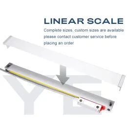 Macinazione del tornio CNC noiose scale ottiche del righello ottico lineare 5U 5V TTL Dimensioni 50 100 100 150 200 250 300 350 400 450 per macchina