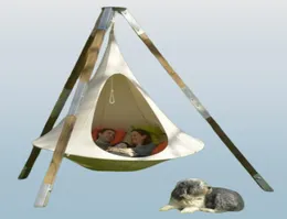 Obozowe meble UFO kształt Tree Tree wiszące krzesło dla dzieci dorosłych w Indoor Outdoor Hammock Namiot Patio Camping 100CM6945397