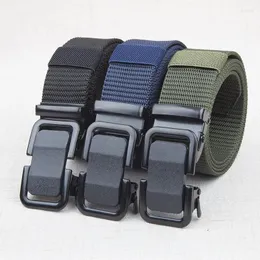 Party Decoration Tactical Belt Men's Canvas Automatic Buckle Outdoor Casual Pants Workwear