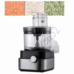 Multifunktionell grönsaksmorotpotatis Dicing Machine Cutter Slicer Commercial Dicing Machine Small Electric Slicer Shredde220V