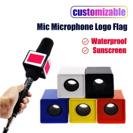 مقابلة جديدة على شكل 1pc ABS على شكل مربع KTV MIC Microphon