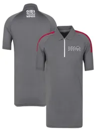 F1 Polo Shirt Men039s Команда с коротким рукавом летние гоночные серии Lapel Tshirt3015450