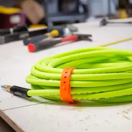 30/45cm Reusable Zip Ties Self-locking Rubber Tie Releasable Adjustable Wire Cable Tie Multi-Purpose No Slip Off Cable Tie