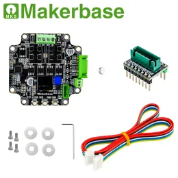 MakerBase MKS servo57c pcba nema23 loop fechado driver de motor de passo driver de motor cnc 3d para gen_l foc silencioso e eficiente RS485