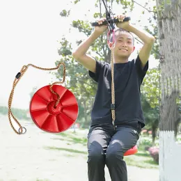 Strong Swing Seat Environmentally Friendly Round Swing Durable Have Fun Kids Outdoor Tree Hanging Disc Rope Swing