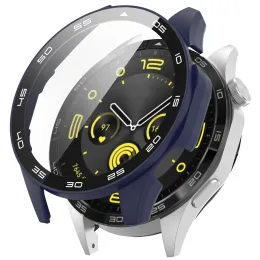 Huawei For Huawei Watch GT 4 46mm Case Full Cover Protective Shell Bumper+Huawei Watch GT4 Screen Protector 용 강화 유리 필름