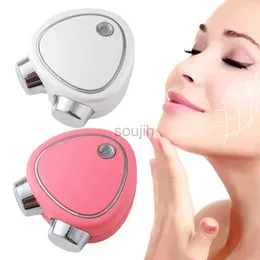 Gesichtsmassaget tragbares elektrisches Facelifting Roller Massager Mikrostrom Sonic Vibration Facial Hebelhaut Zieh Massage Beauty Devices 240409