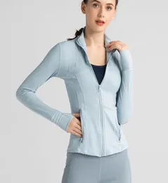 Donne039s giacche di alta qualità tops di nylon con cerniera con cerniera per fitness secco rapido abito di abbigliamento sportivo poliestere casual S5409328