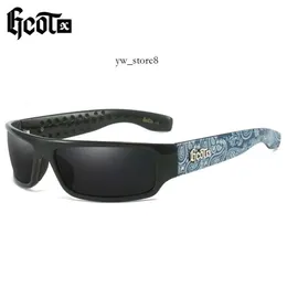 Óculos de sol designers Moda Locs GCOTX Retro punk Sunglasses Kakino Motorcycle Gangster Style Hip Hop Costa oeste Óculos de sol polarizados 4682