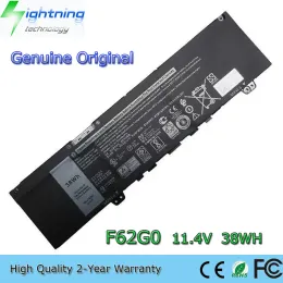 Baterias Novo Bateria de laptop F62G0 original 11.4V 38WH para Dell Inspiron 13 7000 2in1 7373 7386 7370 7380 5370 RPJC3